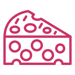 Vector Design Cheese Icon Style