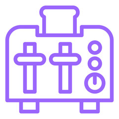 Vector Design Toaster Icon Style