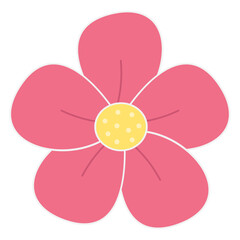 Flower icon. Vector flat illustration