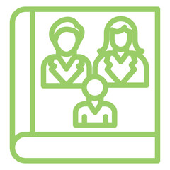 Vector Design Family Book Icon Style