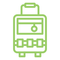 Vector Design Luggage Icon Style