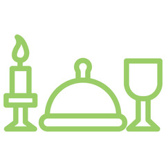 Vector Design Dinner Icon Style