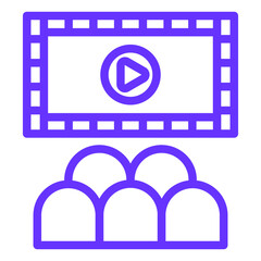 Vector Design Cinema Icon Style