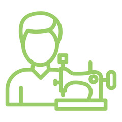 Vector Design Tailor Icon Style