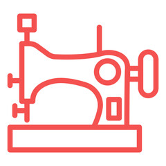 Obraz premium Vector Design Sewing Machine Icon Style