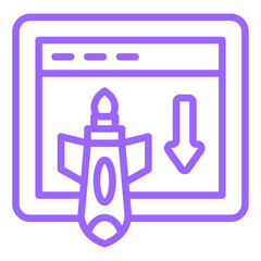 Vector Design Landing Page Icon Style