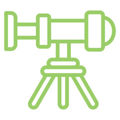 Vector Design Spyglass Icon Style