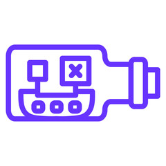Vector Design Ship Bottle Icon Style