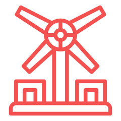 Vector Design Windmill Icon Style