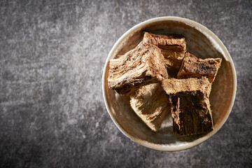 Dried kudzu root,Herbal medicine, food, dried