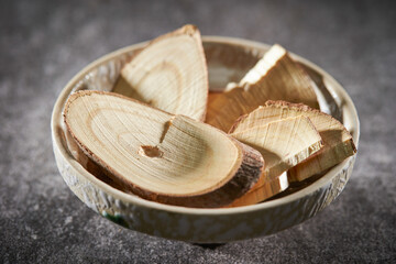 Sliced Oriental raisin tree , traditional herbal medicine