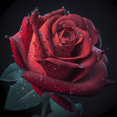 Red Rose. Generative AI