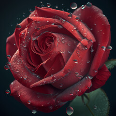 Red Rose. Generative AI