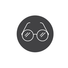 reading glasses icon vector design template