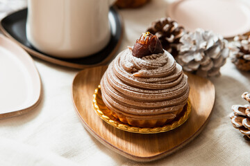 Mont Blanc Cake Plate