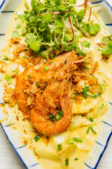 fried shrimp on a plate