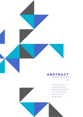 Fototapeta na wymiar Vector abstract modern geometric shapes background