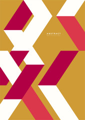 Vector colorful poster background abstract template