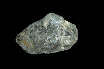 mineral stone isolated on black background