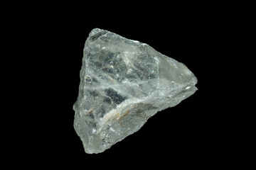 mineral stone isolated on black background