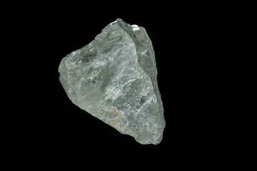 mineral stone isolated on black background