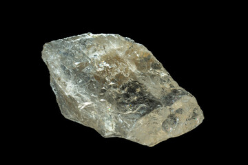 mineral stone isolated on black background
