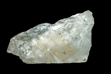 mineral stone isolated on black background