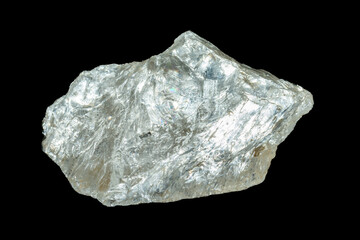 mineral stone isolated on black background