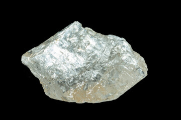 mineral stone isolated on black background