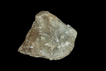 mineral stone isolated on black background