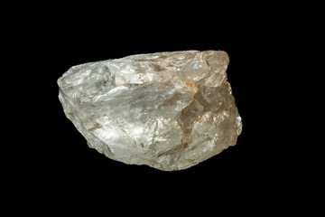 mineral stone isolated on black background