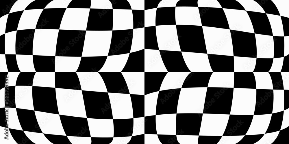 Poster Vector simple checkerboard pattern for wallpaper, seamless print and background.