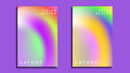 Abstract cover design template suitable for magazine, book, and more