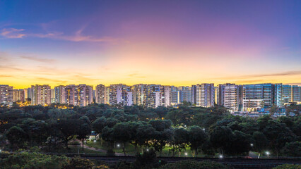 Obraz premium Singapore public residential housing in eastern region - Tampines estate