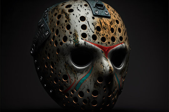 Horror Movie Maniac Mask created with generative AI technology