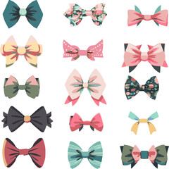 Hair Bow, Hair Bows SVG, Bow Tie