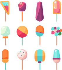 Ice Lolly Bundle SVG, Ice Cream, Ice Lolly