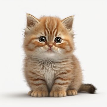 Cute kitten cat AI generated