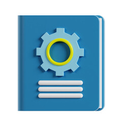 file setting guide management, folder management 3d icon