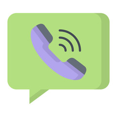 Voice Message Flat Icon