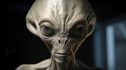 Scary Alien . Generative AI