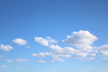blue sky with clouds