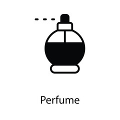 Perfume icon design stock illustration