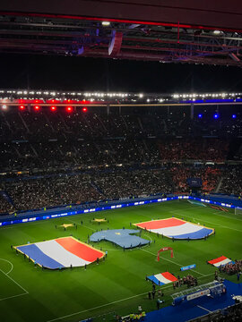 SAINT DENIS, FRANCE, STADE DE FRANCE 23 March 2023, Football EURO 2024 France vs Pays-Bas of the interior of the stadium Stade de France,. High quality photo