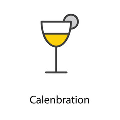 Celebration icon design stock illustration