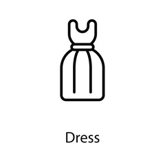 Dress icon design stock illustration