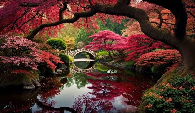 Japanesse Garden - Generative AI