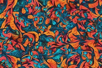 vibrant and colorful abstract background. Generative AI