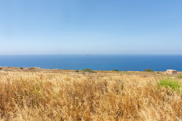 Coastline of Mnajdra in  Malta