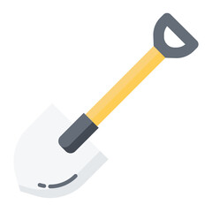 Shovel Flat Icon